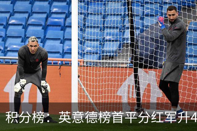 积分榜：英意德榜首平分红军升4曼联16 皇马差巴萨3分